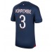 Paris Saint-Germain Presnel Kimpembe #3 Replika Hemma matchkläder 2023-24 Korta ärmar